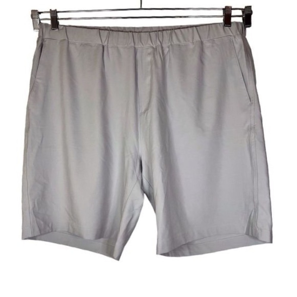 NWOT Greg Norman Mens Light Grey Waist Tie Golf Outdoor Active Shorts Size XXL